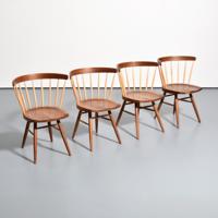 Set of 4 George Nakashima N19 Dining Chairs - Sold for $4,800 on 03-04-2023 (Lot 324).jpg